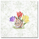 Jean Plout ''Bunnies In The Tulips 5'' Canvas Art, 35x35