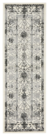 Unique Loom Ivory La Jolla Traditional 2' 0 x 6' 0 Runner Rug