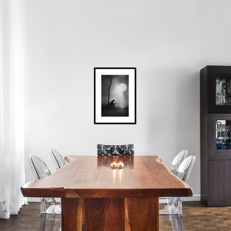 "Monologue" Framed Digital Print by Jay Satriani, 22x30"