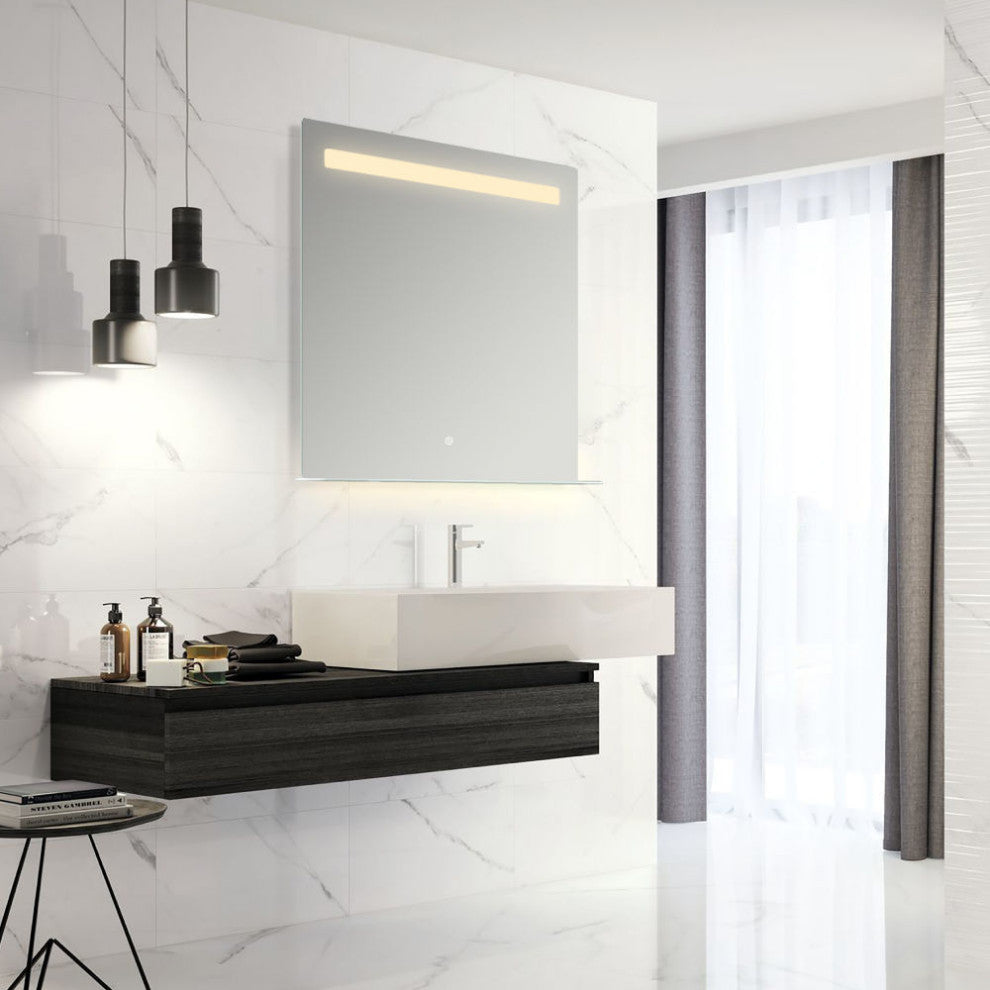 Rectangle Wall Mirror With Integrated Lighting Ronda 32"