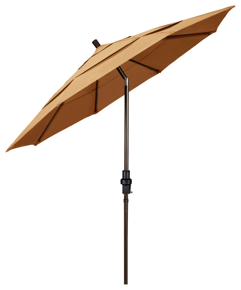 Fiberglass Umbrella Collar Tilt, Sunbrella, Wheat, 11'