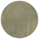 6' Round  Polyester Sage Area Rug