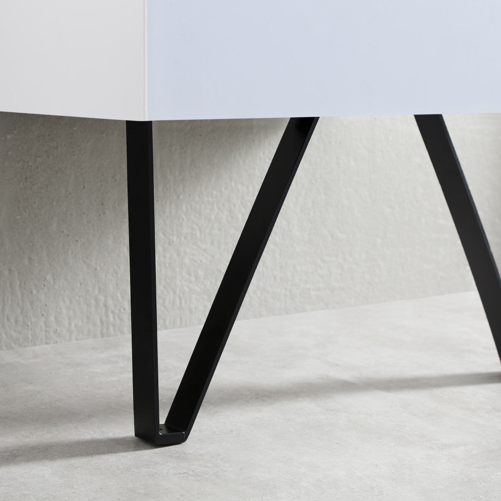 Blossom Jena Vanity Set, Calacatta White, 36", Mirror