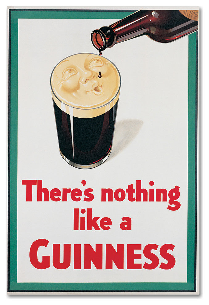 Guinness Brewery 'There's Nothing Like A Guinness I' Canvas Art, 30"x47"