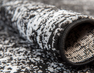 Unique Loom Black Casino Sofia 2'x6'7" Runner Rug