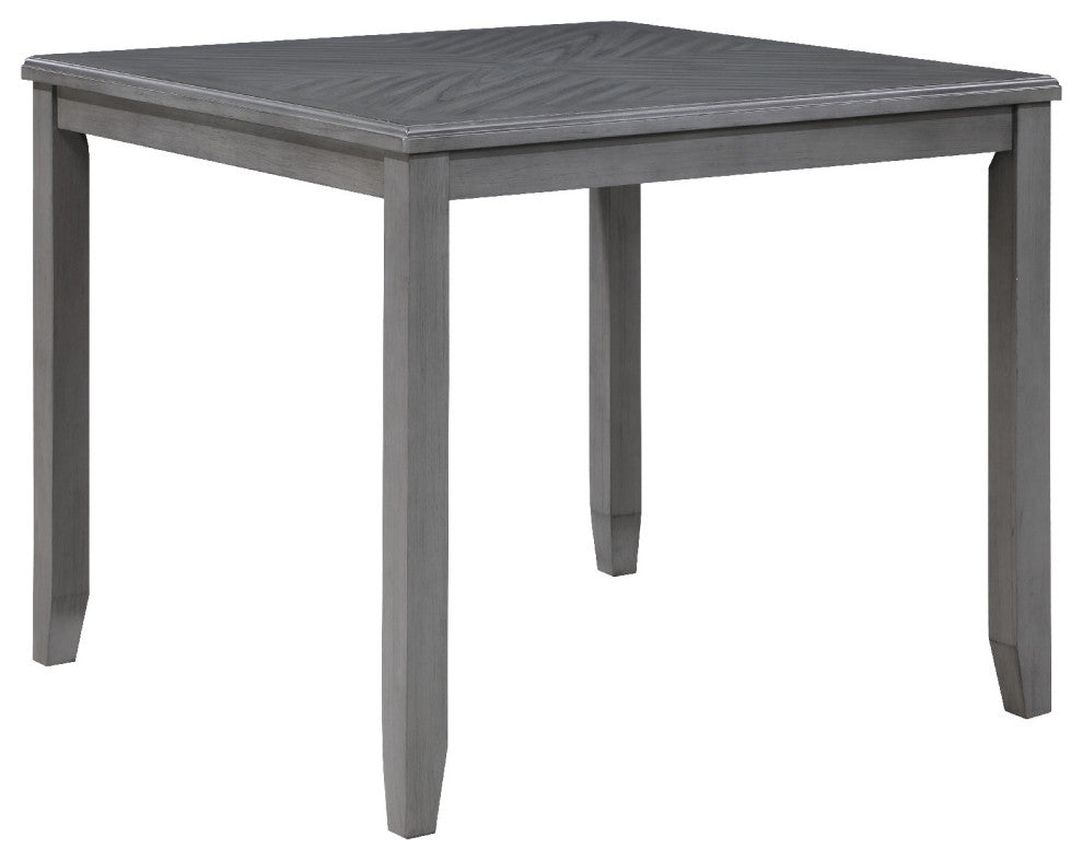 Benzara BM272094 Gary 42" 5 Piece Counter Table Set, Gray