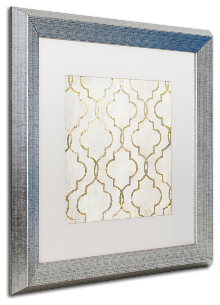 Color Bakery 'Paris Apartment IV', Silver Frame, White Mat, 16x16