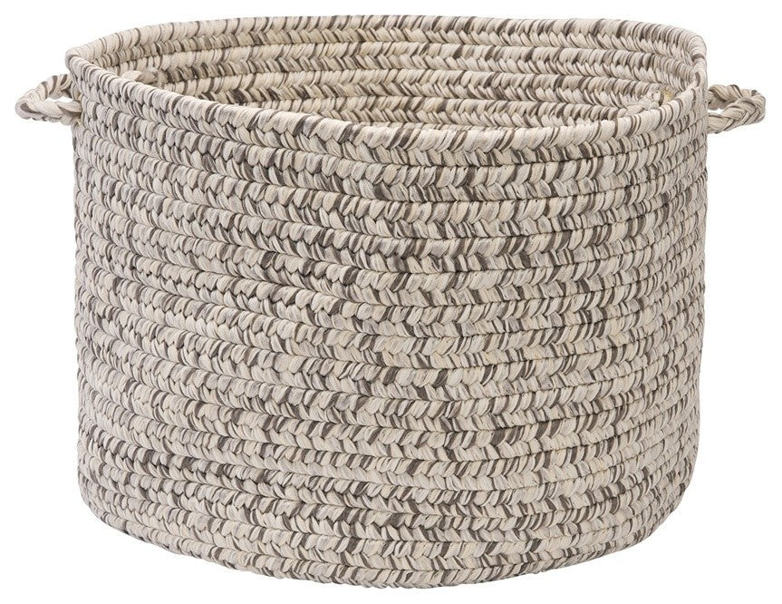 Corsica, Silver Shimmer Utility Basket, 18"X12"