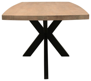 Logan 9-Piece Dining Set With 82" Dining Table And 8 Galway Teal Side Chairs