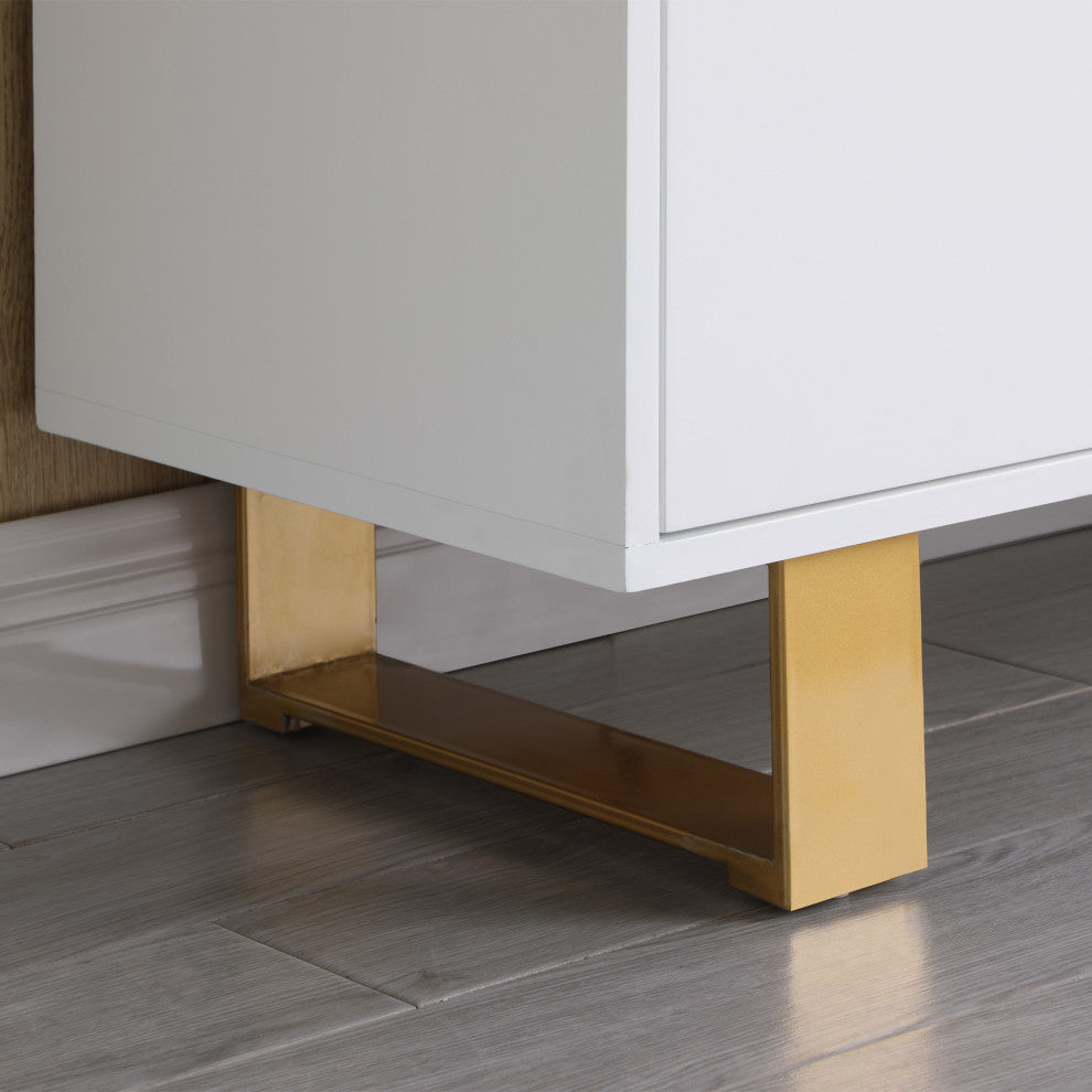 Tyrion High Gloss Lacquer Sideboard, White