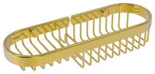 Combination Wire Basket, Polished Brass