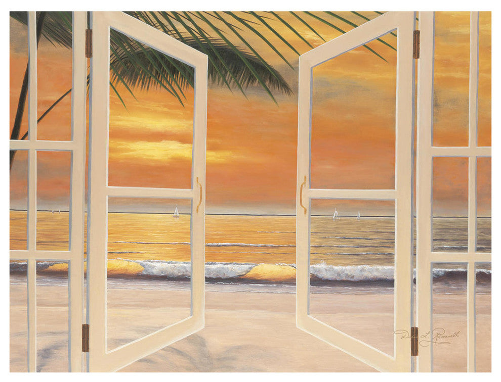 "Doorway To Paradise" Digital Paper Print by Diane Romanello, 42"x32"