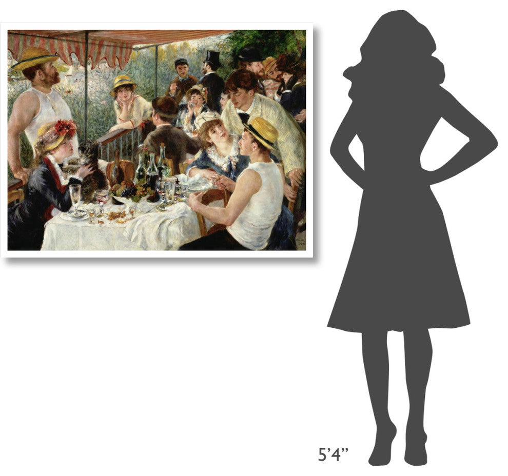 "Luncheon of the Boating Party" Print by Pierre-Auguste Renoir, 46"x35"