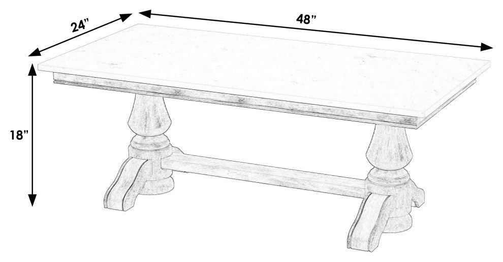 Danielle Marble Coffee Table