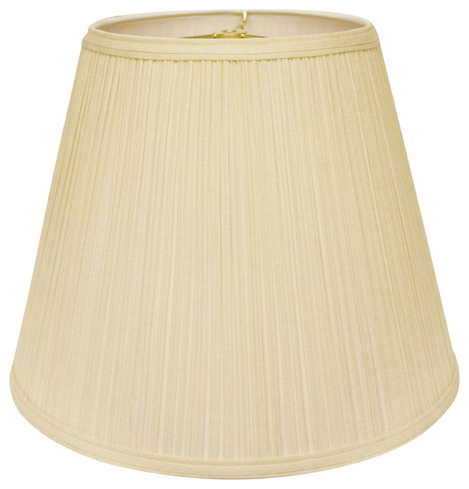 14" Ivory Empire Deep Slanted Broadcloth Lampshade