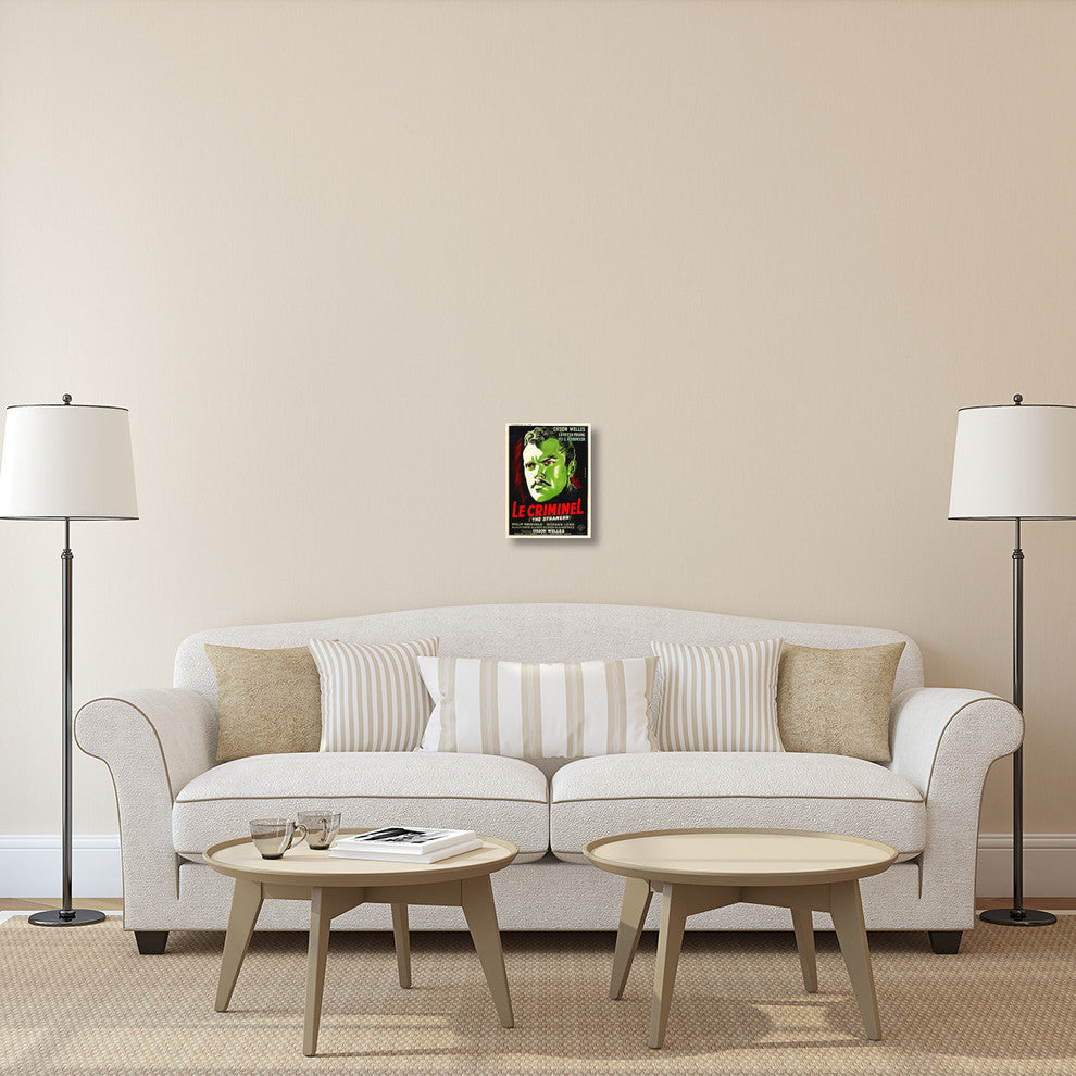 "French - The Stranger" Canvas Giclee by Hollywood Photo Archive, 12"x16"