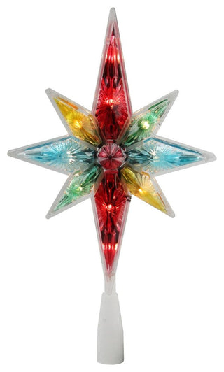 Multi-Color Star of Bethlehem Christmas Tree Topper