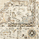 2'X8' Beige And Ivory Center Jewel Runner Rug