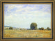 Alfred Sisley Fields at Saint Cloud Framed Premium Canvas Print, 18"x27"