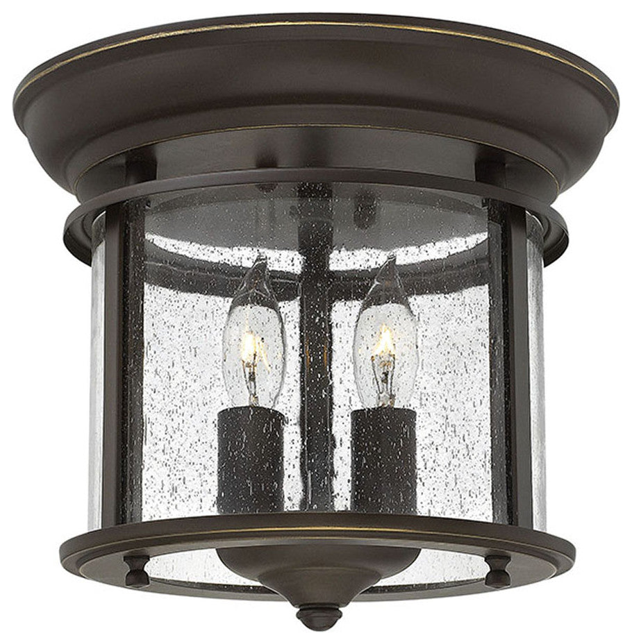 Hinkley Gentry Extra Small Flush Mount, Olde Bronze
