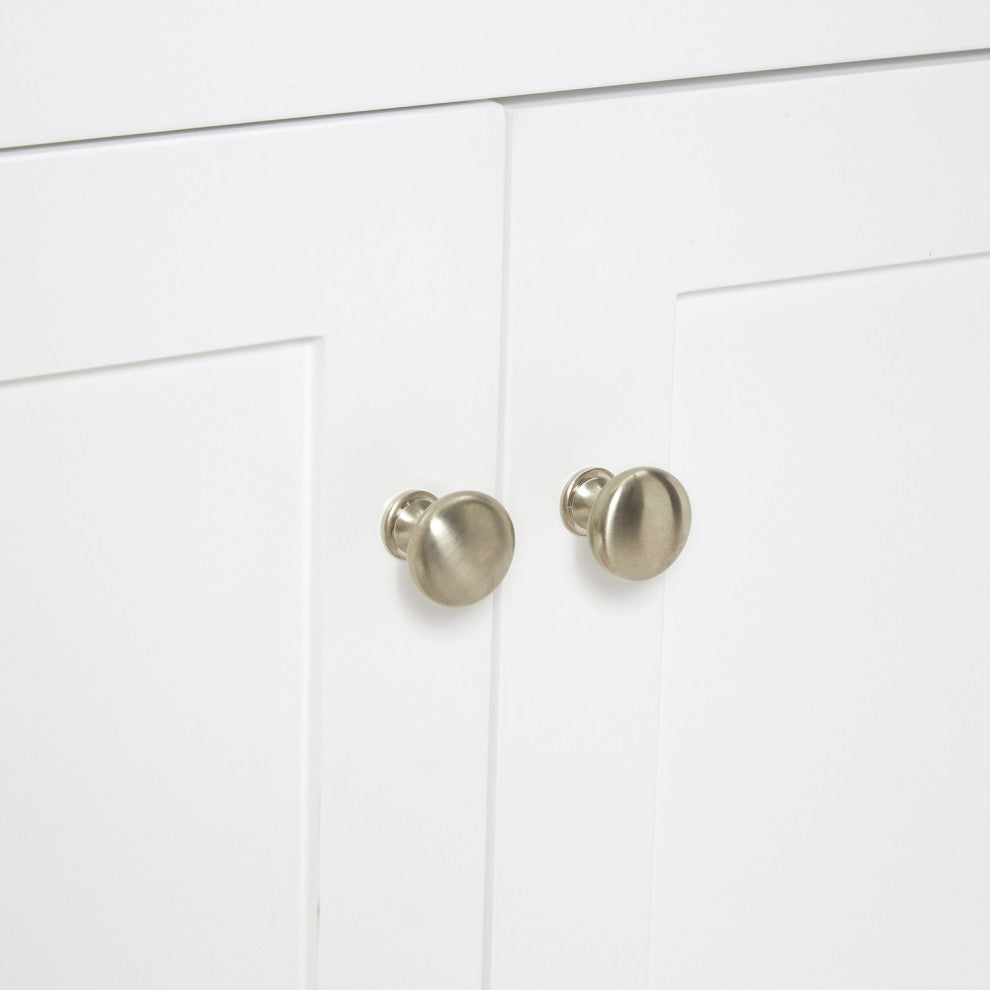 Ariel Hamlet 42" Single Right Oval Sink Bathroom Vanity, Carrara Quartz