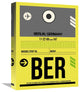 "BER Berlin Luggage Tag 1" Fine Art Print