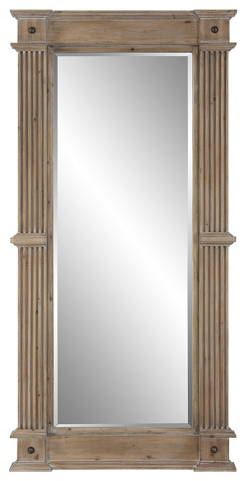 Uttermost 09799 McAllister Natural Wood Oversized Mirror