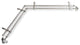 Florence 13/16" Double Corner Window Curtain Rod, Satin Nickel, 28-48"