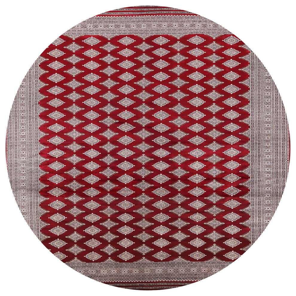 Ahgly Company Indoor Round Mid-Century Modern Area Rugs, 5' Round