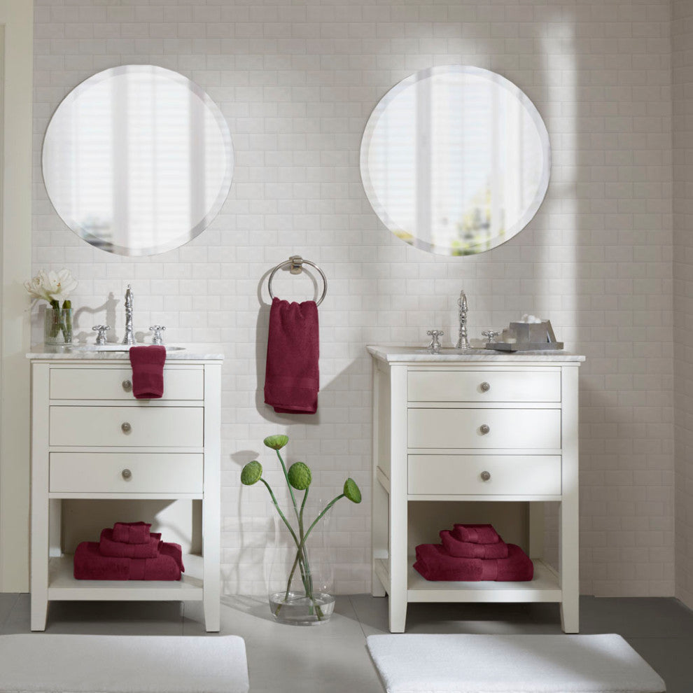 Madison Park Signature 800GSM Antibacterial 8-Piece Bathroom Towel Set, Burgundy
