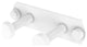 Fresno 2 Position Multi Hook, Matte White