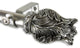 Tulip 1" Curtain Rod, Satin Nickel, 66"-120"