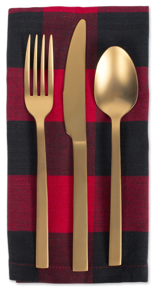 Red Buffalo Check Napkin Set/6