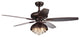 Fredix 52" Ceiling Fan, Remote Controlled