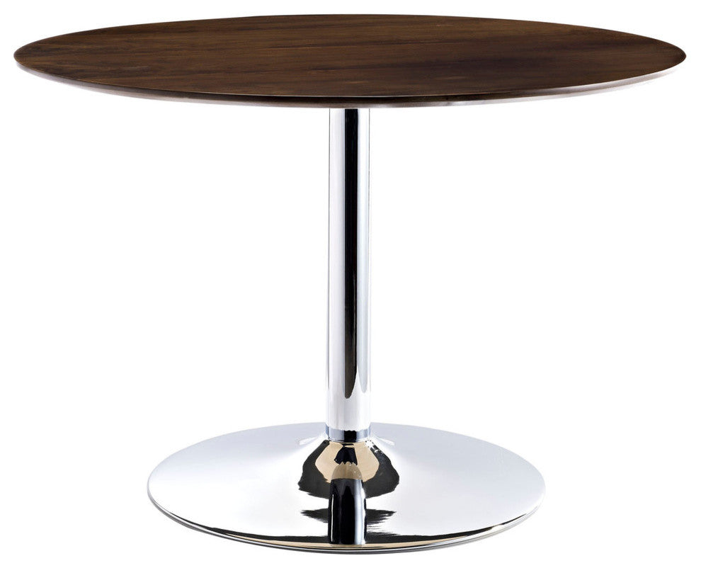Modern Contemporary Kitchen Dining Table Walnut