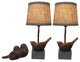 Bird I Mini Accent Lamps With Shades, Set of 2