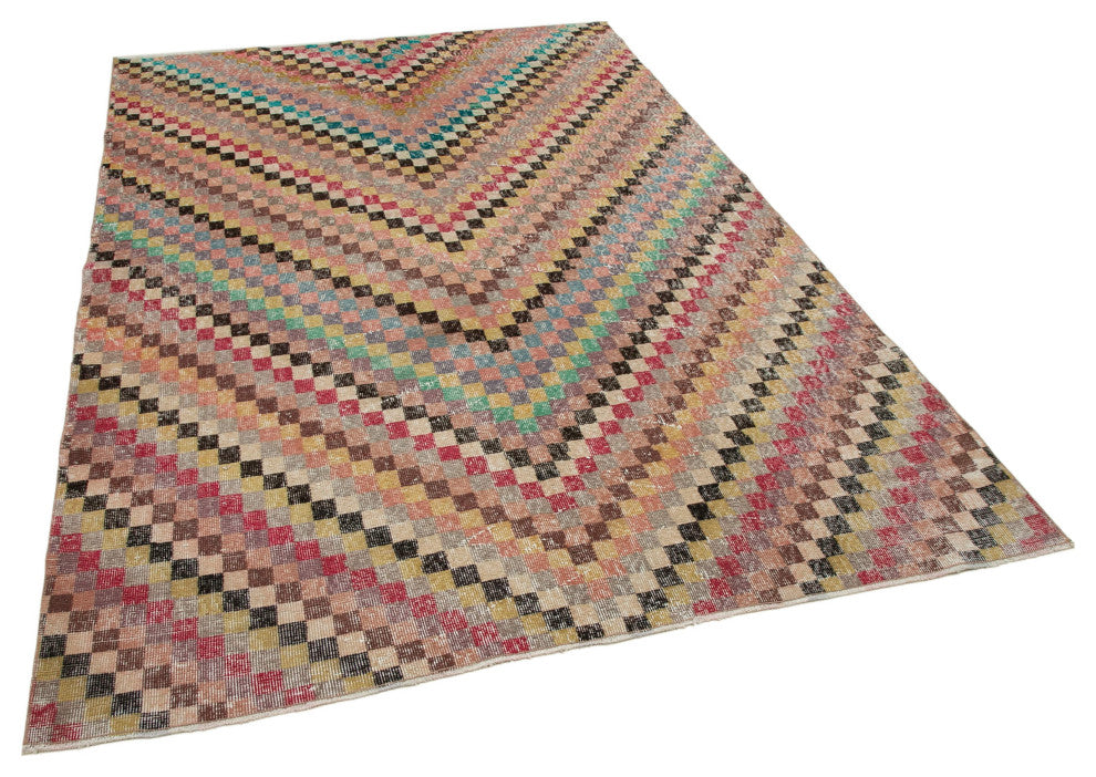 Rug N Carpet - Handmade Oriental 5' 9'' x 8' 8'' Antique Area Rug