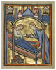 "The Birth of the Virgin" Print 12th Century English Illuminator, 18"x22"
