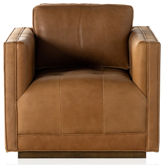 Kiera Swivel Chair-Palermo Cognac