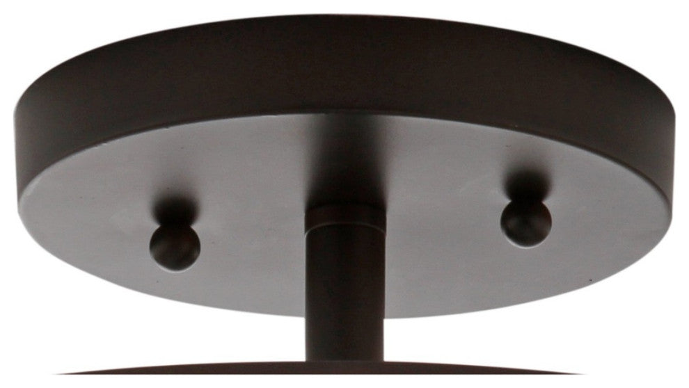 Elizabeth Metal LED Flush Mount, 13.25", Oil Rubbed Bronze