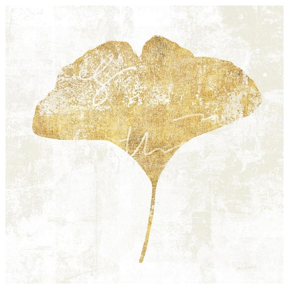 "Bronzed Leaf III" Digital Paper Print by Sue Schlabach, 42"x42"