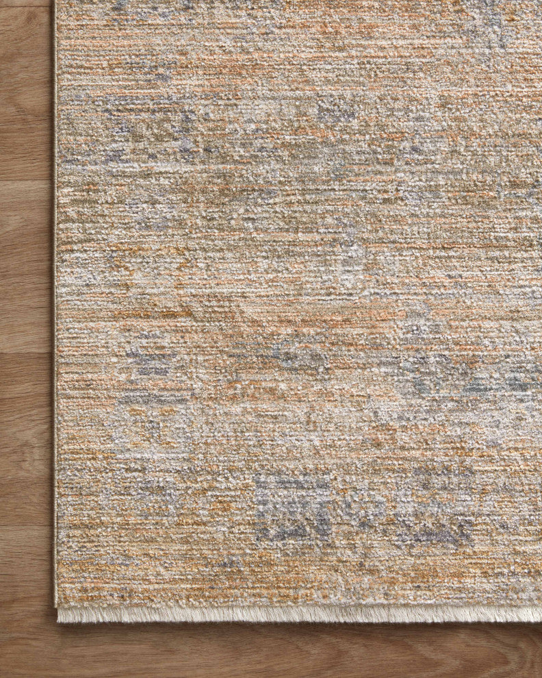Jean Stoffer x Loloi Katherine Copper / Steel 5'-3" x 5'-3" Round Accent Rug