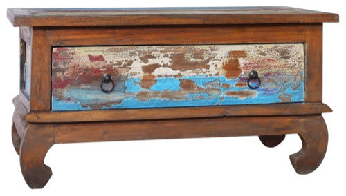 vidaXL Coffee Table End Table Accent Sofa Table Furniture Reclaimed Teak Wood