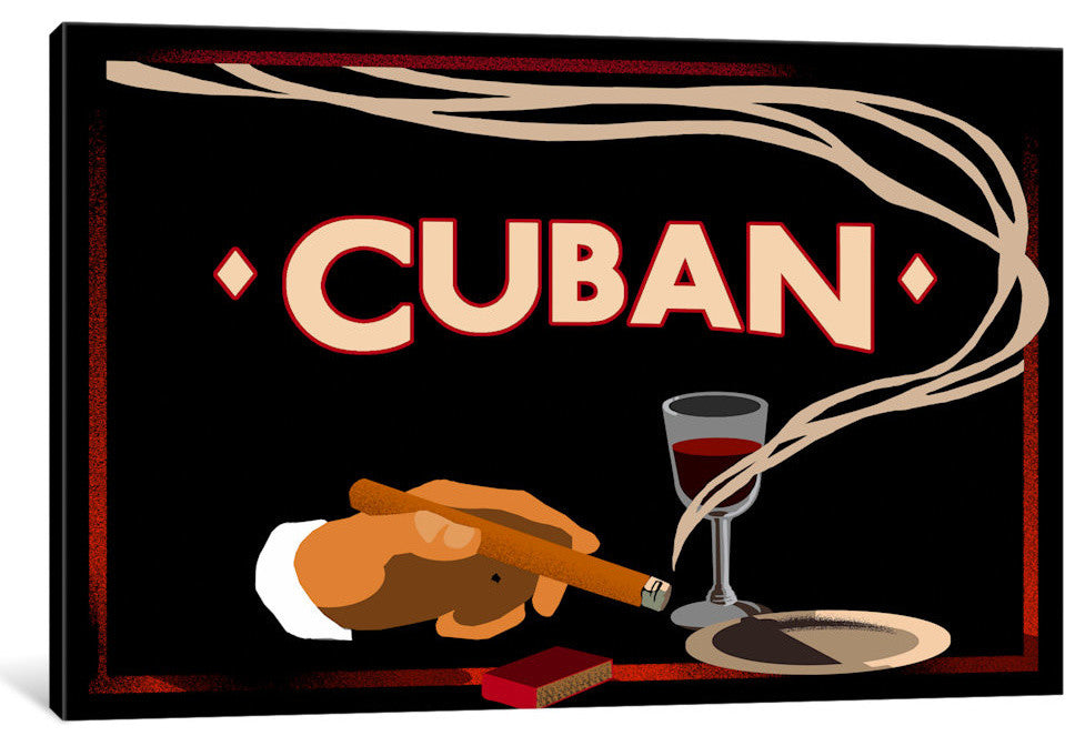 "Cuban" by Vintage Apple Collection, Canvas Print, 26x18"