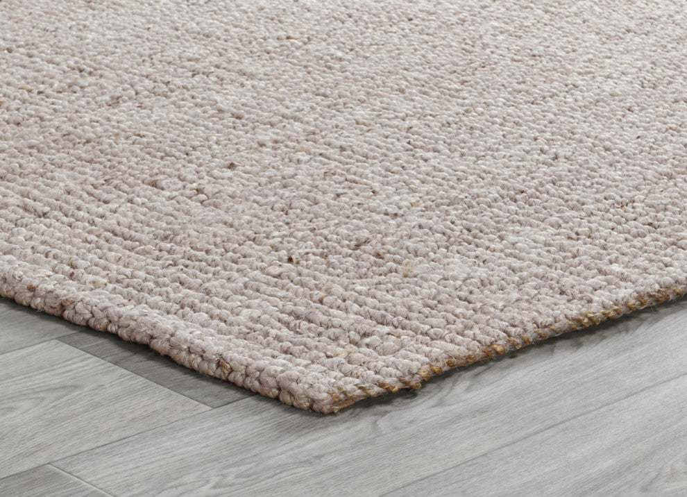 Annello Handspun Jute Area Rug by Kosas Home, Oatmeal Beige, 8x10