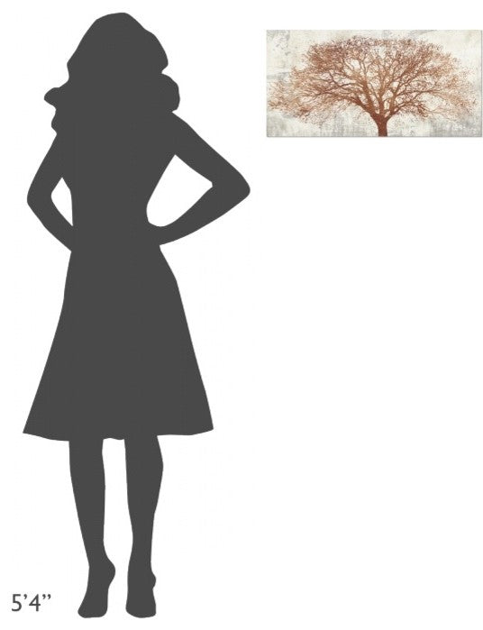 "Tree of Bronze" Stretched Canvas Giclee by Alessio Aprile, 24x12"