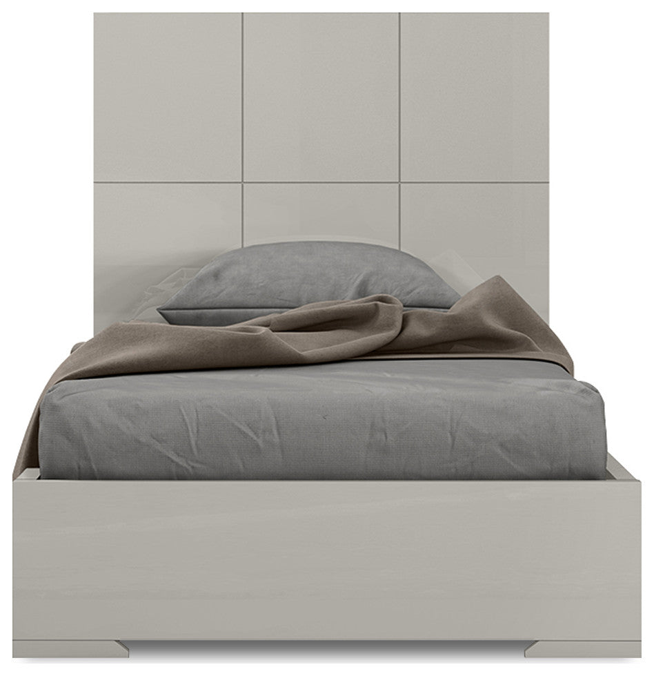 Anna Bed Twin, Light Gray