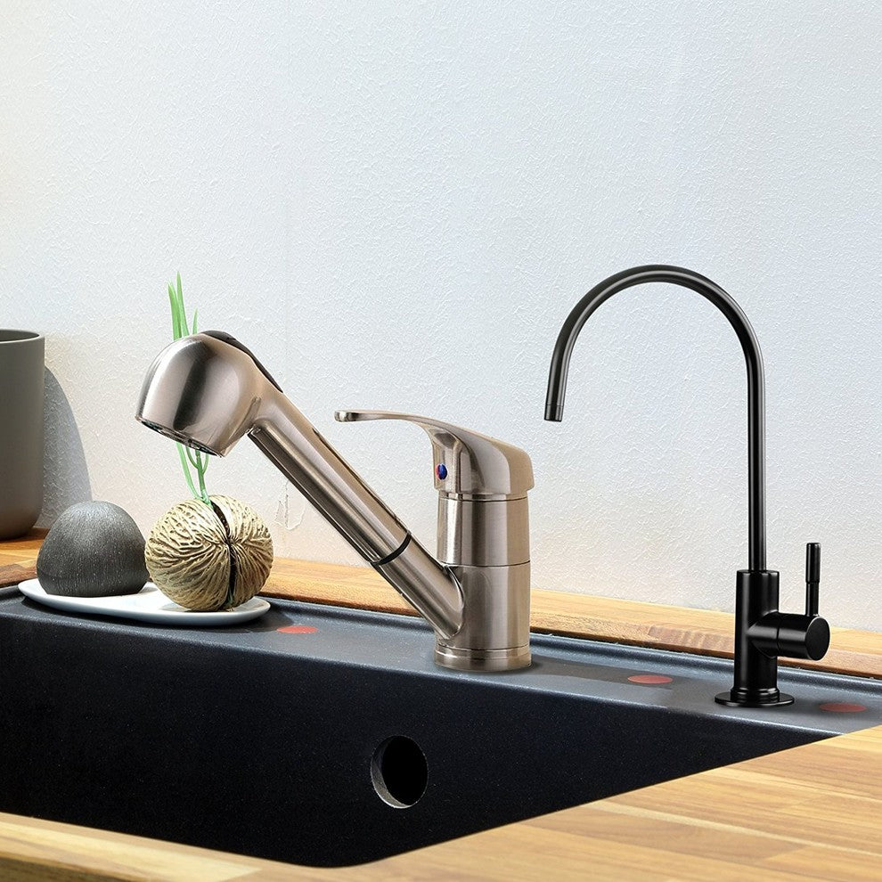 Lead-Free Heavy Duty Solid Brass Drinking Water Filter Faucet, Oil Rubbed Black