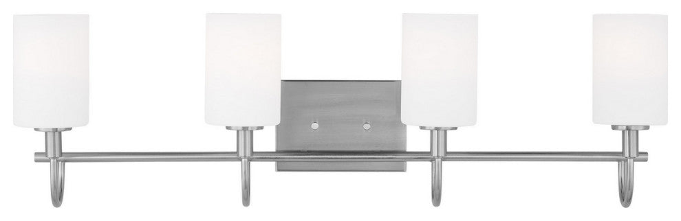 Oak Moore LED Bath Wall Sconce, Brushed Nickel