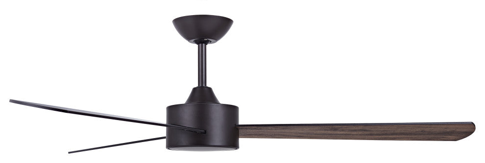 Lucci Air Climate III 52" DC Ceiling Fan, Oil Rubbed Bronze and Dark Koa